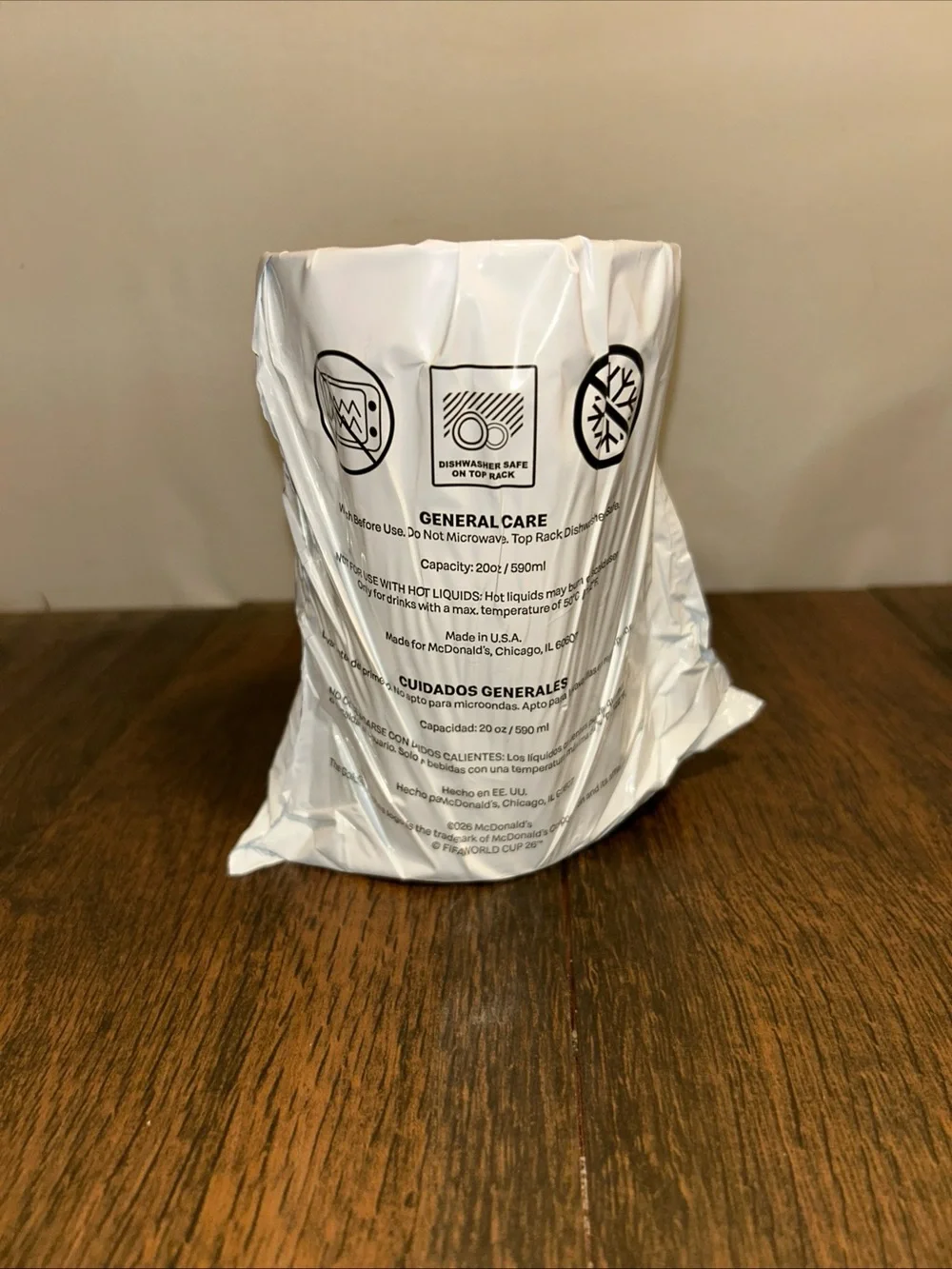 McDonald’s FIFA World Cup Collectible Cup New Sealed Bag 2026